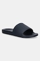 Παντόφλες Calvin Klein POOL SLIDE W/ CK SQUARE συνθετικό σκούρο μπλε HM0HM01754