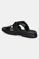 Обувь Шлепанцы Calvin Klein LUG SANDAL DOUBLE T LTH HM0HM01734 чёрный