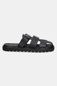 Calvin Klein Jeans klapki SQ MOLDED SANDAL FISHERMAN YM0YM01220 czarny SS25