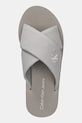 Calvin Klein Jeans papuci CROSS SANDAL CRXS TX gri YM0YM01223