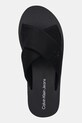 Calvin Klein Jeans klapki CROSS SANDAL CRXS TX czarny YM0YM01223