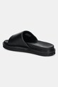 Boty Pantofle Calvin Klein Jeans FLAT MOLDED SLIDE SANDAL LTH YM0YM01225 černá