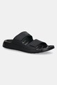 Δερμάτινες παντόφλες Ecco Cozmo 2-Strap μαύρο 500904.01001
