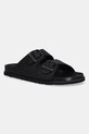 Nubuck παντόφλες Scholl NOLAN μαύρο F322801004