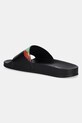Încălțăminte Marcelo Burlon papuci Icon Wings Sliders Black Multicolor CMIC001S25MAT0011084 negru