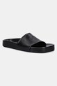 Δερμάτινες παντόφλες MM6 Maison Margiela μαύρο SH3WP0003.P3628.T8013
