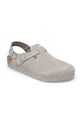 Birkenstock klapki zamszowe Tokio LEVE 1028359 szary SS25