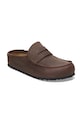 Кожаные шлепанцы Birkenstock Naples Wrapped LEOI 1029617 коричневый SS25