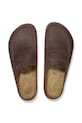 Кожаные шлепанцы Birkenstock Naples Wrapped LEOI 1029617 коричневый