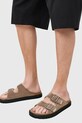 AllSaints klapki zamszowe Randal Sandal M002FC.GRE