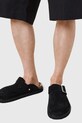 AllSaints klapki zamszowe Randal Mule M003FC.BLK