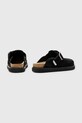 Obuwie AllSaints klapki zamszowe Randal Mule M003FC.BLK czarny