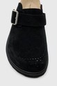 AllSaints klapki zamszowe Randal Mule M003FC.BLK czarny
