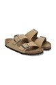 Birkenstock infradito in nubuck Arizona Birkibuc beige 1029151
