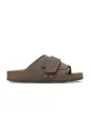 Birkenstock infradito in pelle Kyoto altri verde 1029138