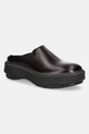 Sunnei slapi de piele CEMENTO platformă maro SHOXFLS009.LTH073.0115
