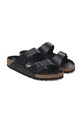 Birkenstock bőr papucs Arizona Woven Emboss fekete 1029133