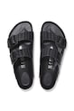 Usnjeni natikači Birkenstock Arizona Woven Emboss 1029133 črna