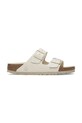 Birkenstock șlapi de piele Arizona Woven Emboss piele bej 1029172