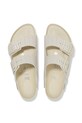 Birkenstock șlapi de piele Arizona Woven Emboss 1029172 bej