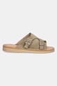 Кожаные шлепанцы Fracap Sandals D110 бежевый SS25
