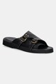 Kožené šľapky Fracap Sandals iný čierna D110