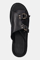 Кожени чехли Fracap Sandals черен D110