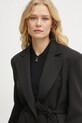 Patrizia Pepe płaszcz czarny 8O0157.A375