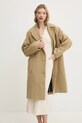 Tommy Jeans palton din lana cu captuseala bej DW0DW20166