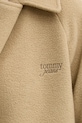 Tommy Jeans płaszcz z domieszką wełny DW0DW20166 beżowy