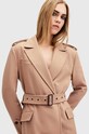 AllSaints palton de lana AUGUSTA W058OA bej SS25