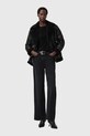 AllSaints kurtka skórzana SOLA czarny W120LB