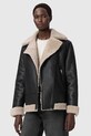 Kožená bunda AllSaints SOLA čierna W120LB