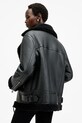 Kožená bunda AllSaints SOLA černá W120LB