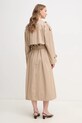 Одежда Хлопковый тренч Tommy Hilfiger WW0WW45918 бежевый