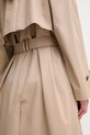 Хлопковый тренч Tommy Hilfiger WW0WW45918 бежевый