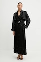 Тренч Pinko 104597.A2BV чорний SS25