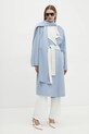 Karl Lagerfeld cappotto in cotone double face A1W15018 blu