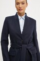 Karl Lagerfeld cappotto in lana A1W15020 blu navy SS25