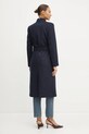 Abbigliamento Karl Lagerfeld cappotto in lana A1W15020 blu navy
