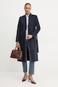 Karl Lagerfeld cappotto in lana blu navy A1W15020