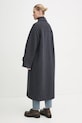 Clothing Samsoe Samsoe wool coat ALMA F23300165 navy