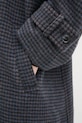 Samsoe Samsoe wool coat ALMA F23300165 navy