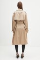 Odzież MM6 Maison Margiela trencz bawełniany S52AH0080 beżowy