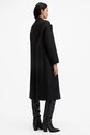 Vlněný kabát AllSaints SIMONE W052OB černá