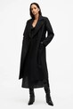 Vlněný kabát AllSaints SIMONE W052OB