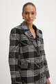 Пальто з домішкою вовни Guess DOVER чорний W5RL65.WGWG0