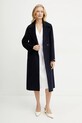 Vlněný kabát Marella ALIBI 2513011031 námořnická modř SS25