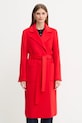 Îmbrăcăminte MAX&Co. palton de lână 2518011024200 rosu