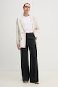 Λινό πανωφόρι Pepe Jeans HANNAH PL402589 μπεζ SS25